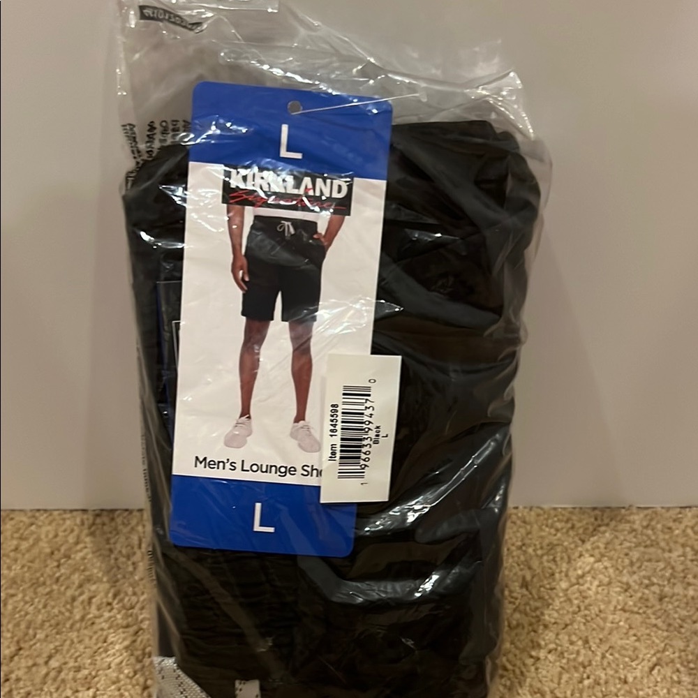 Kirkland Men's Black Lounge Shorts